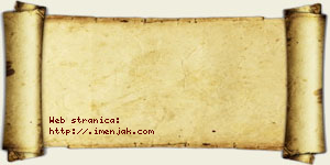 Jasna Rakić vizit kartica